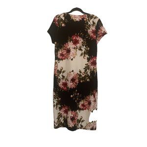 Shelby & Palmer Women A-Line Dress Size 16 (XL) Floral Mid Length Cap Sleeve